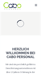 Mobile Screenshot of cabo-personal.de